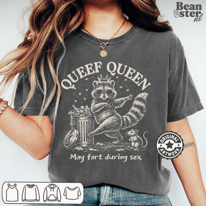 Queef Queen Funny T-Shirt – Bold NSFW Humor Tee