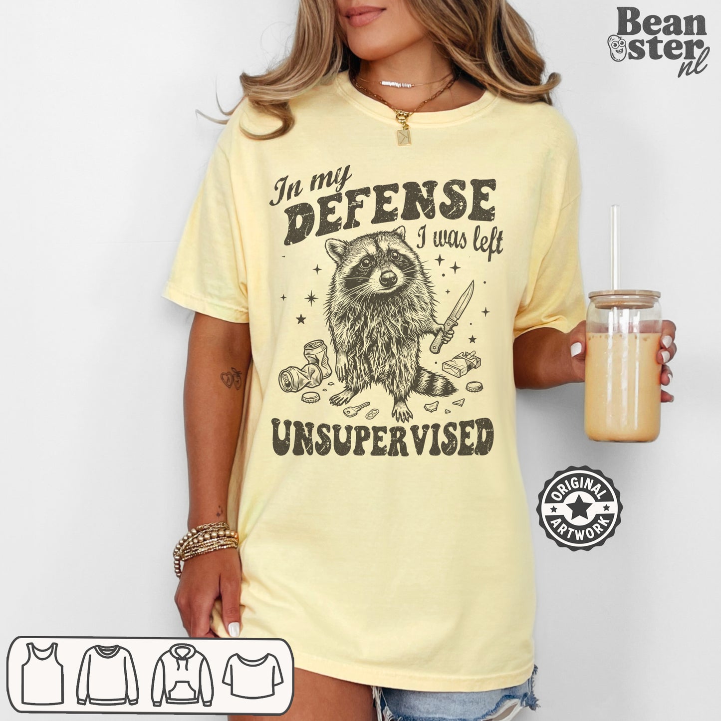 In My Defense I Was Left Unsupervised Funny Tee