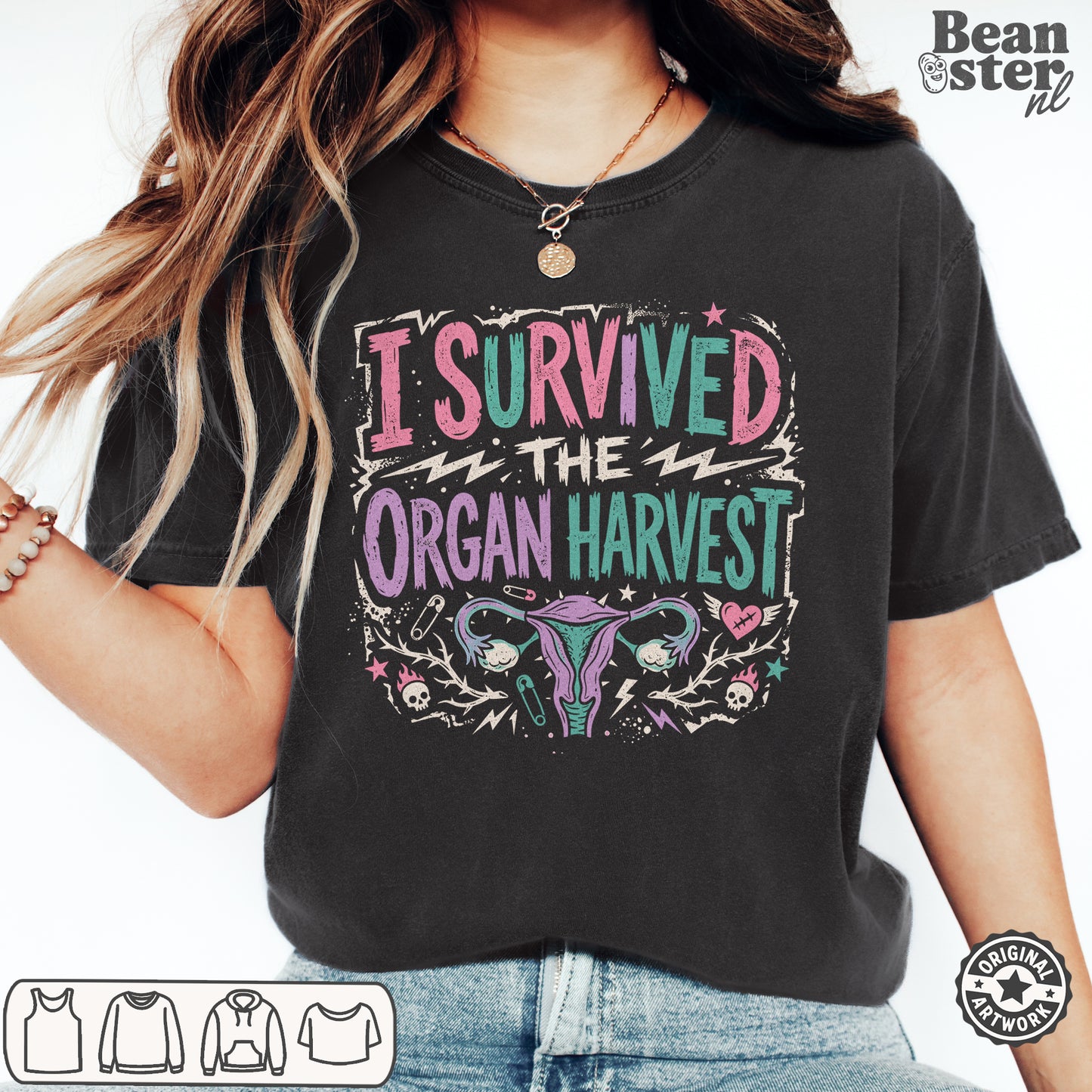 Funny Hysterectomy Shirt | I Survived the Organ Harvest Tee