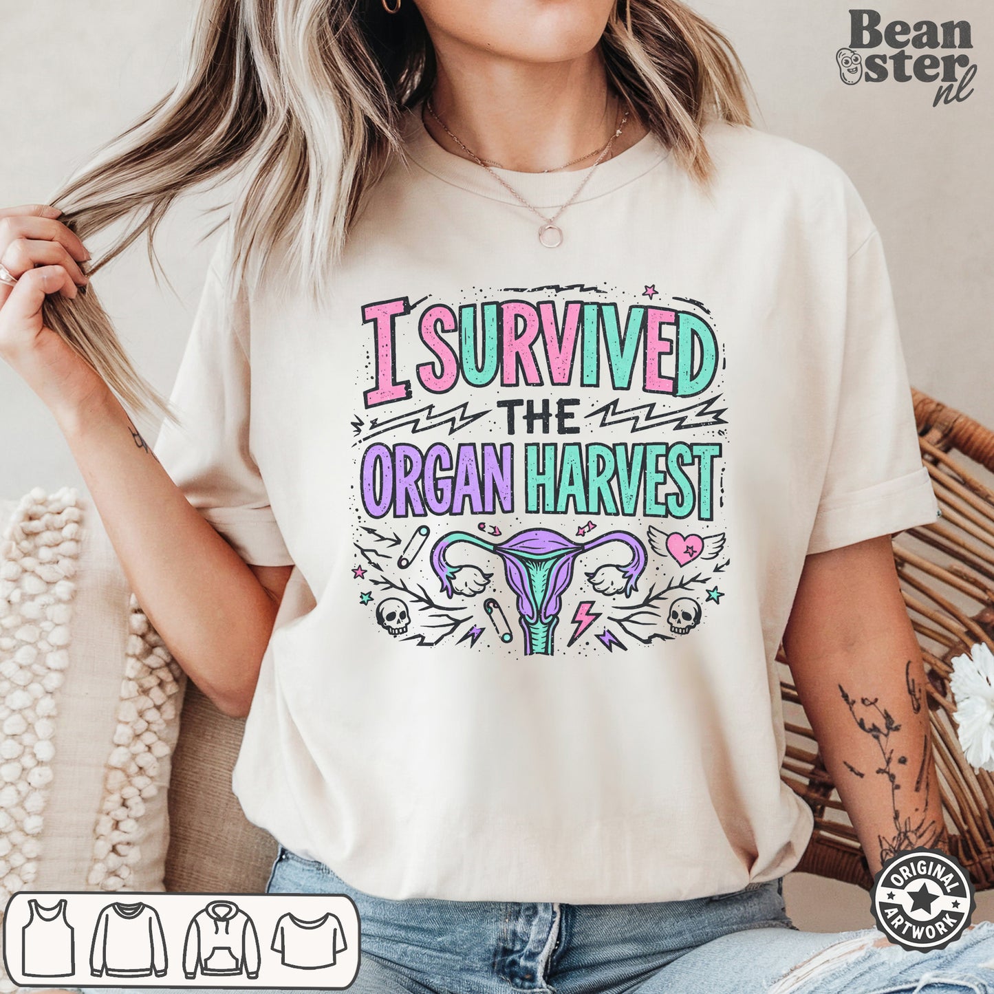 Funny Hysterectomy Shirt | I Survived the Organ Harvest Tee