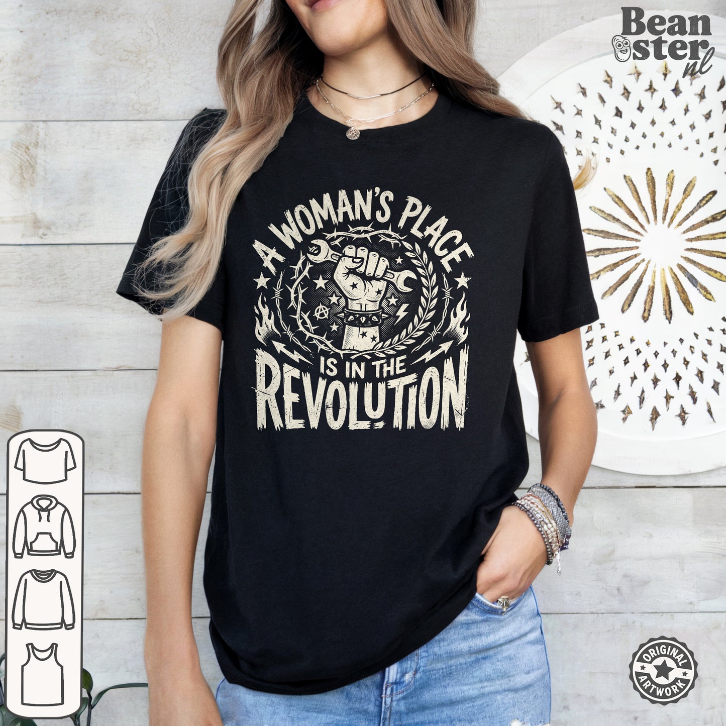 A Woman's Place Is in the Revolution T-Shirt