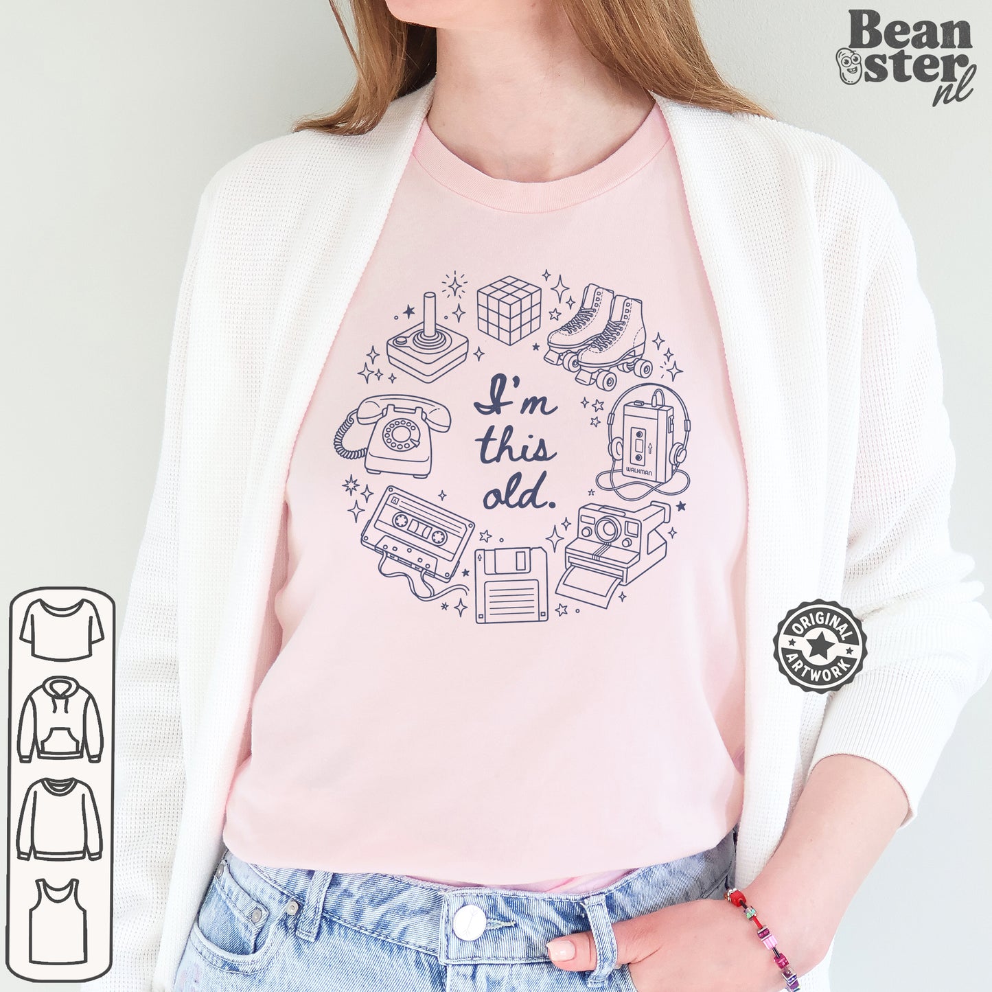 I'm This Old T-Shirt | Funny Retro Vintage Tee