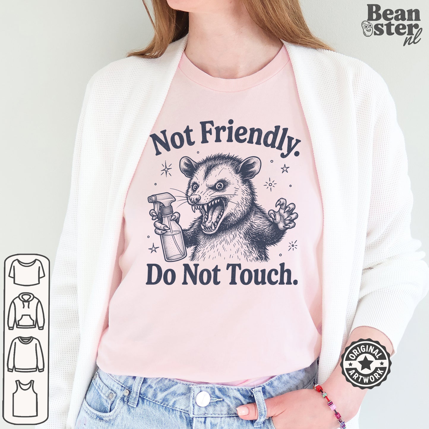 Not Friendly Do Not Touch Shirt | Funny Introvert Tee