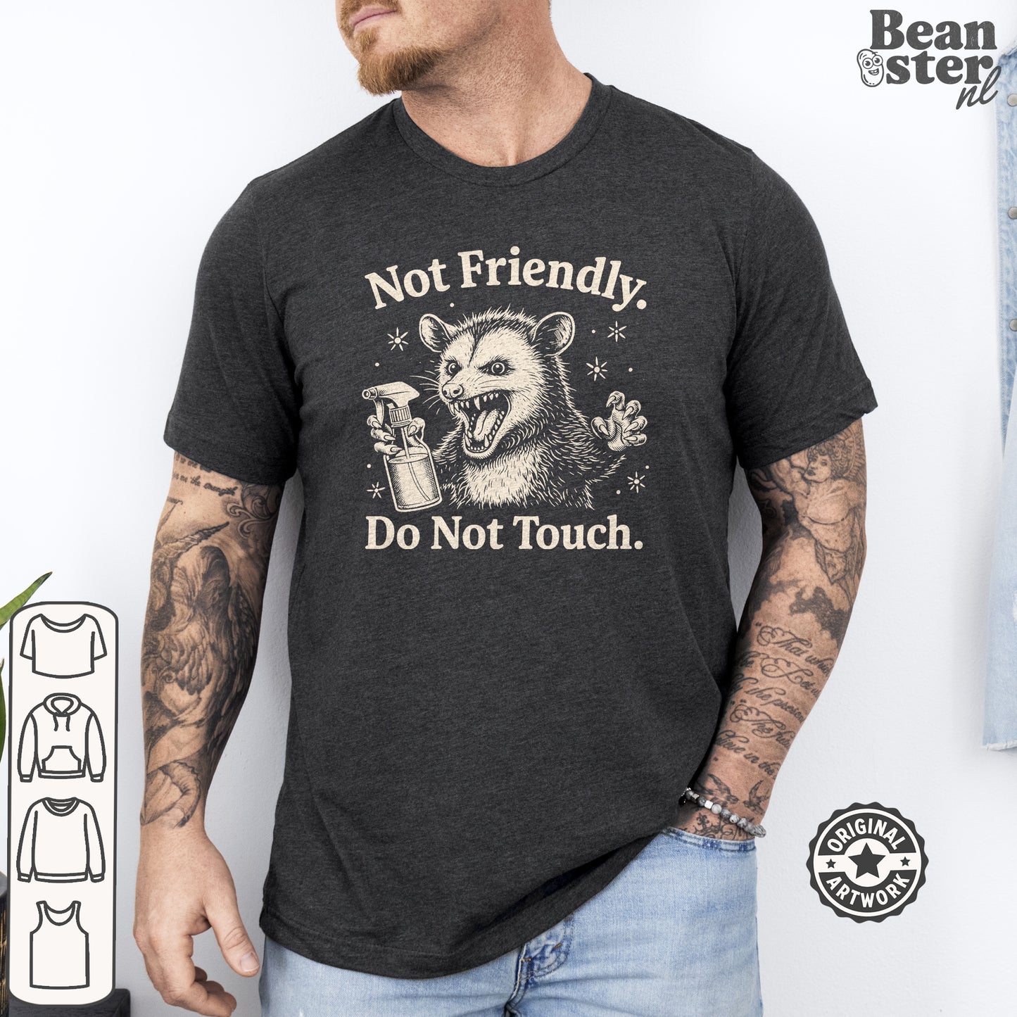 Not Friendly Do Not Touch Shirt | Funny Introvert Tee