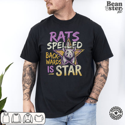 Rats Spelled Backwards Is Star Funny Animal Meme Shirt