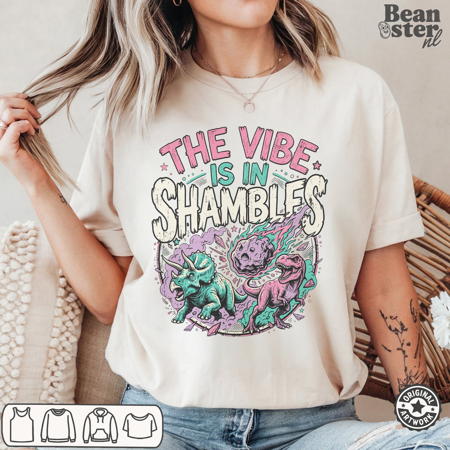The Vibe Is In Shambles T-Shirt | Funny Meme Tee