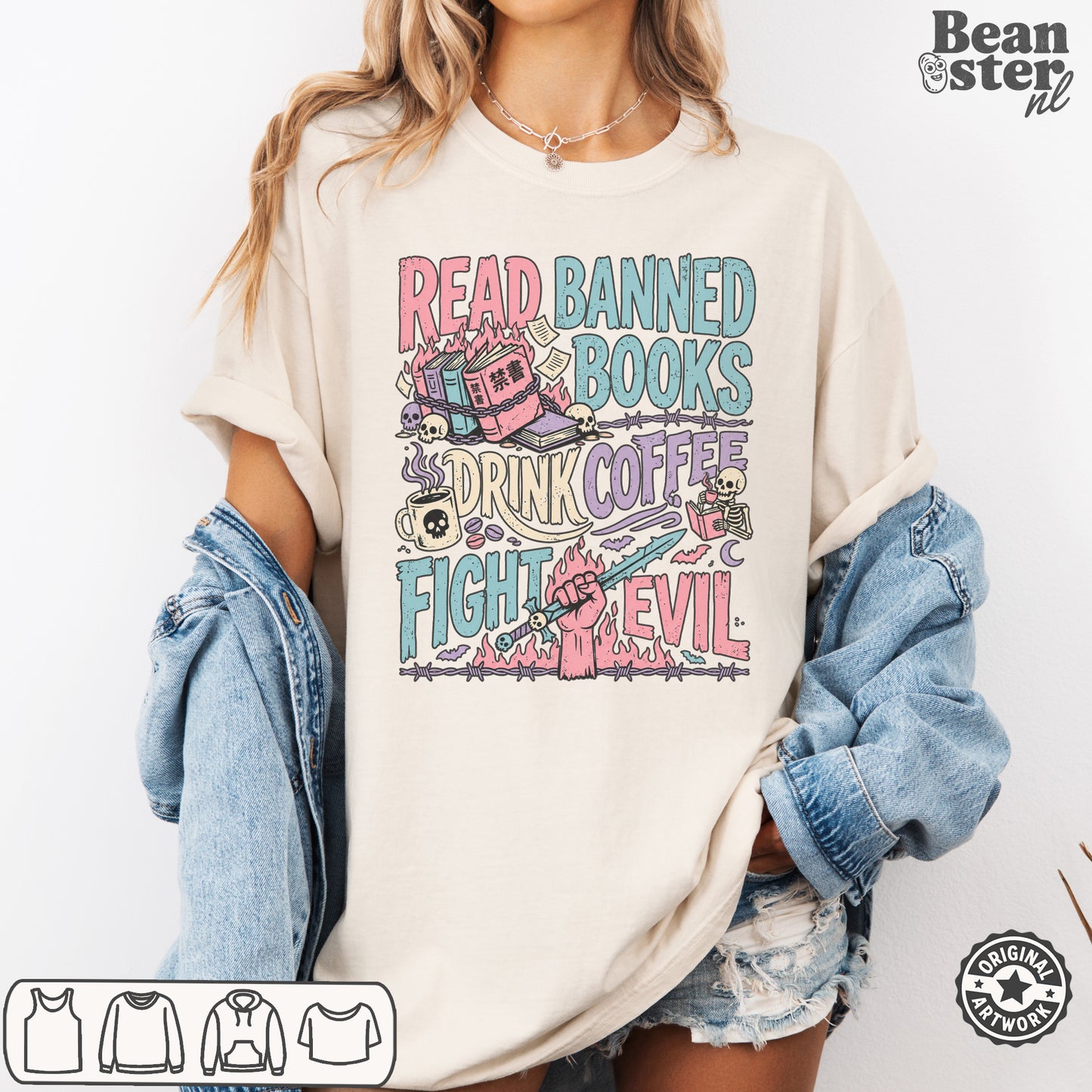 Read Banned Books Coffee Activist T-Shirt