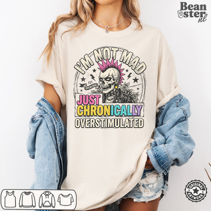 Chronically Overstimulated Shirt | ADHD Humor T-Shirt