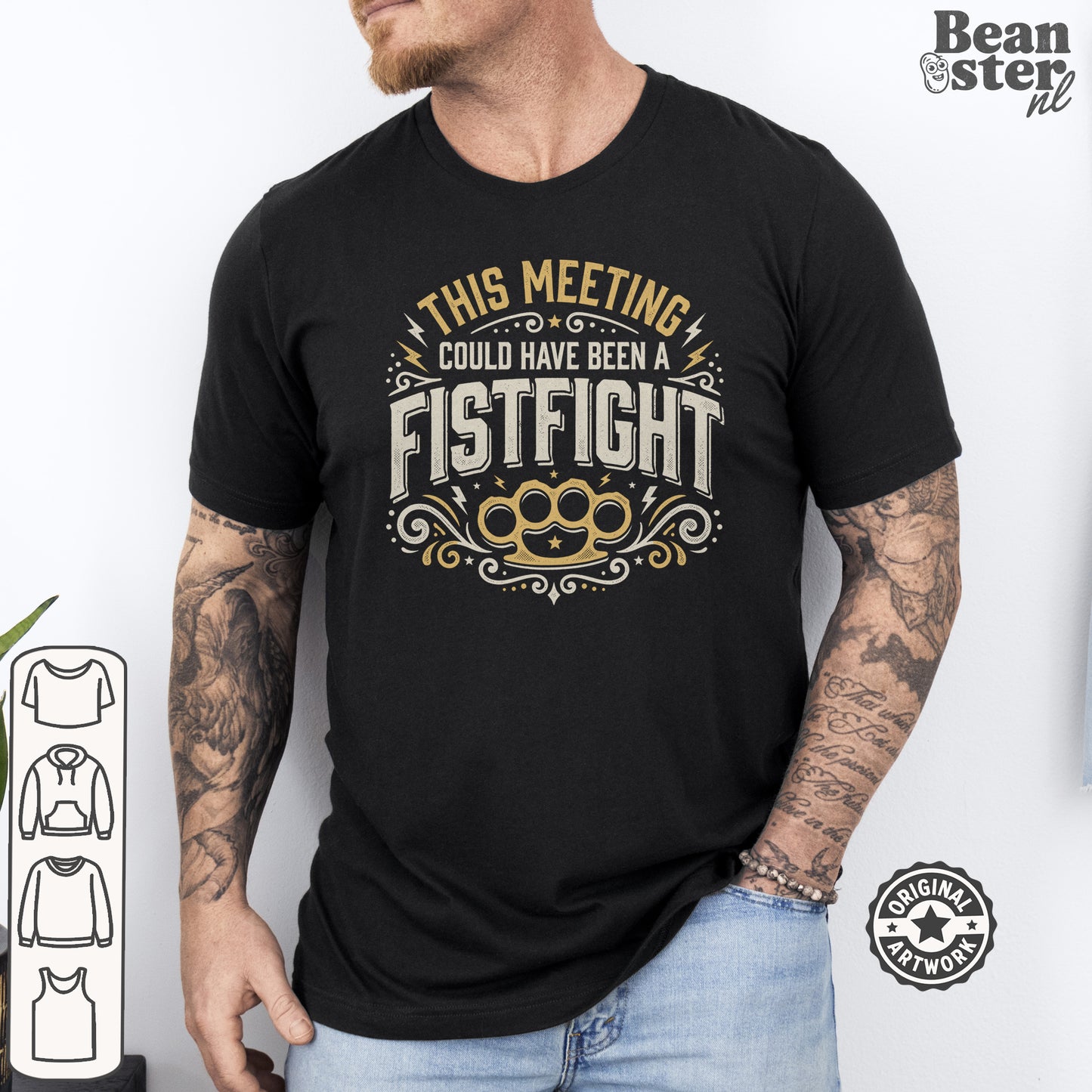 This Meeting Could've Been a Fistfight T-Shirt | Work Humor
