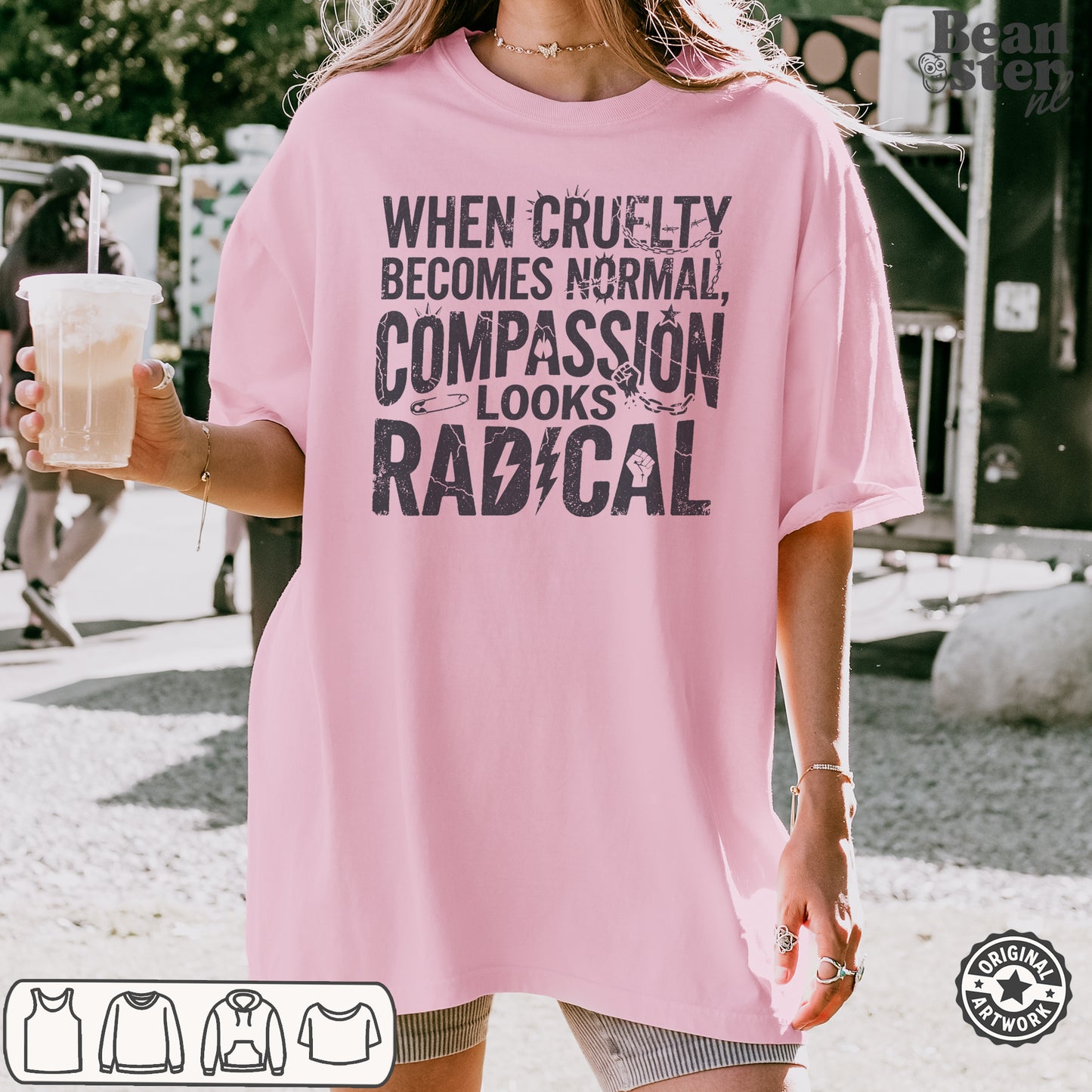 Compassion Looks Radical Protest & Activist T-Shirt