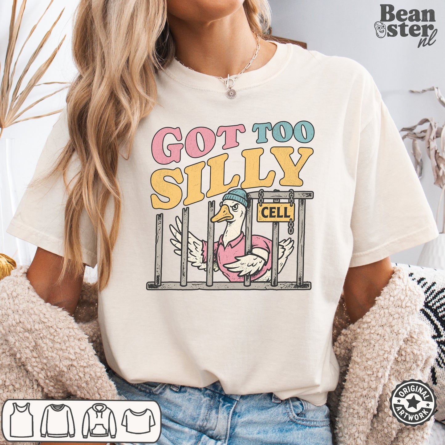 Got Too Silly Funny Graphic T-Shirt | Weird Humor Tee