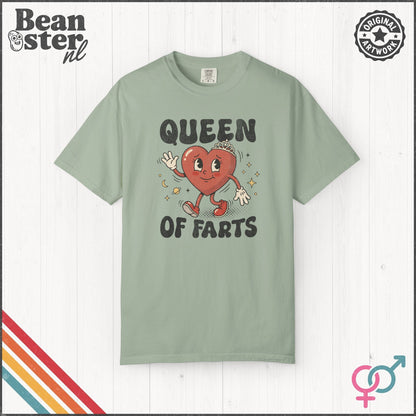 Queen Of Farts Funny T-Shirt | Gen Z Humor Tee