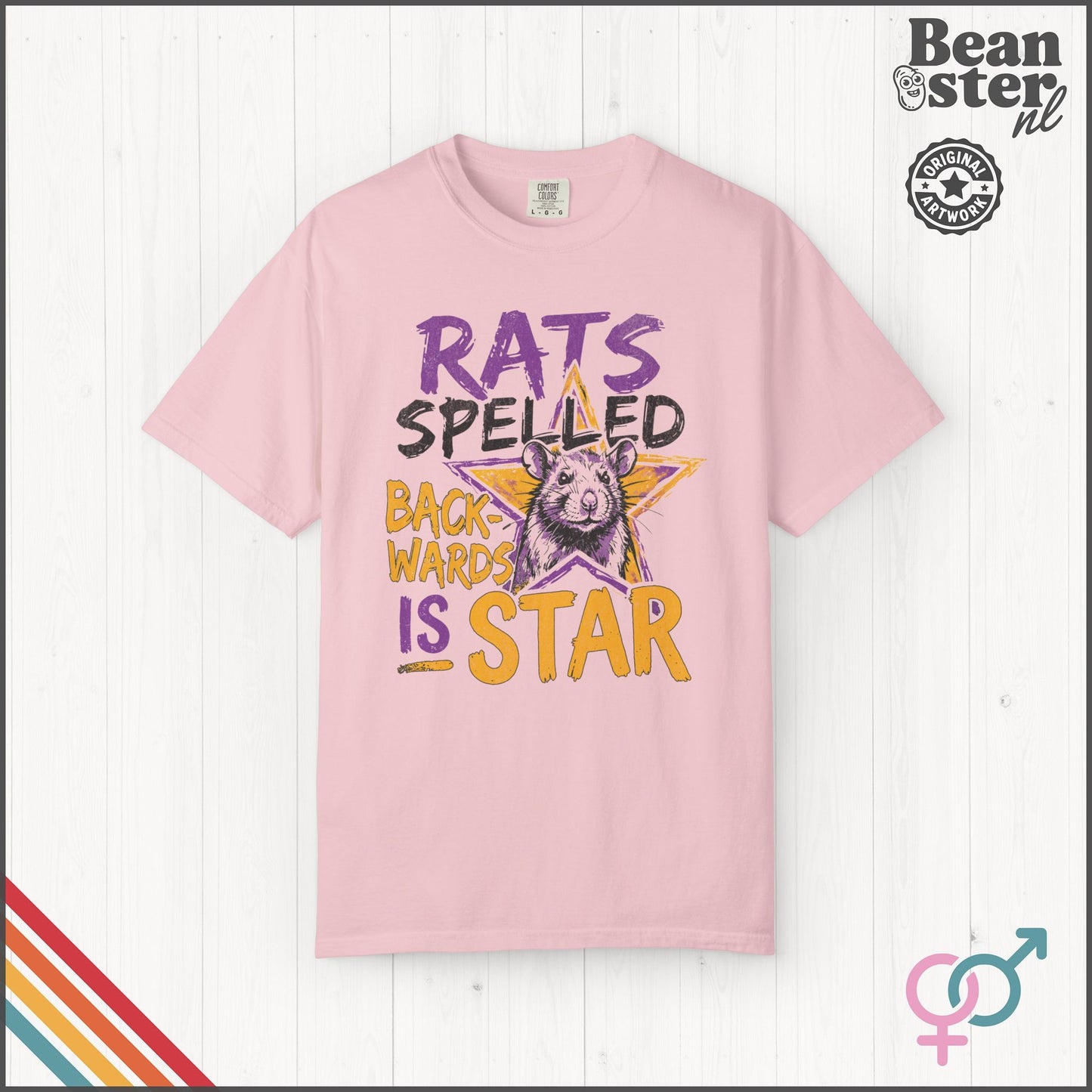 Rats Spelled Backwards Is Star Funny Animal Meme Shirt