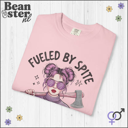Fueled By Spite & Feminine Rage Anime Girl T-Shirt