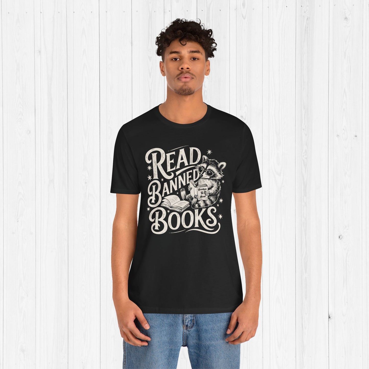 Read Banned Books Raccoon Shirt