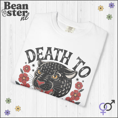 Death To Tyrants Shirt – Retro Black Panther Flower Tee