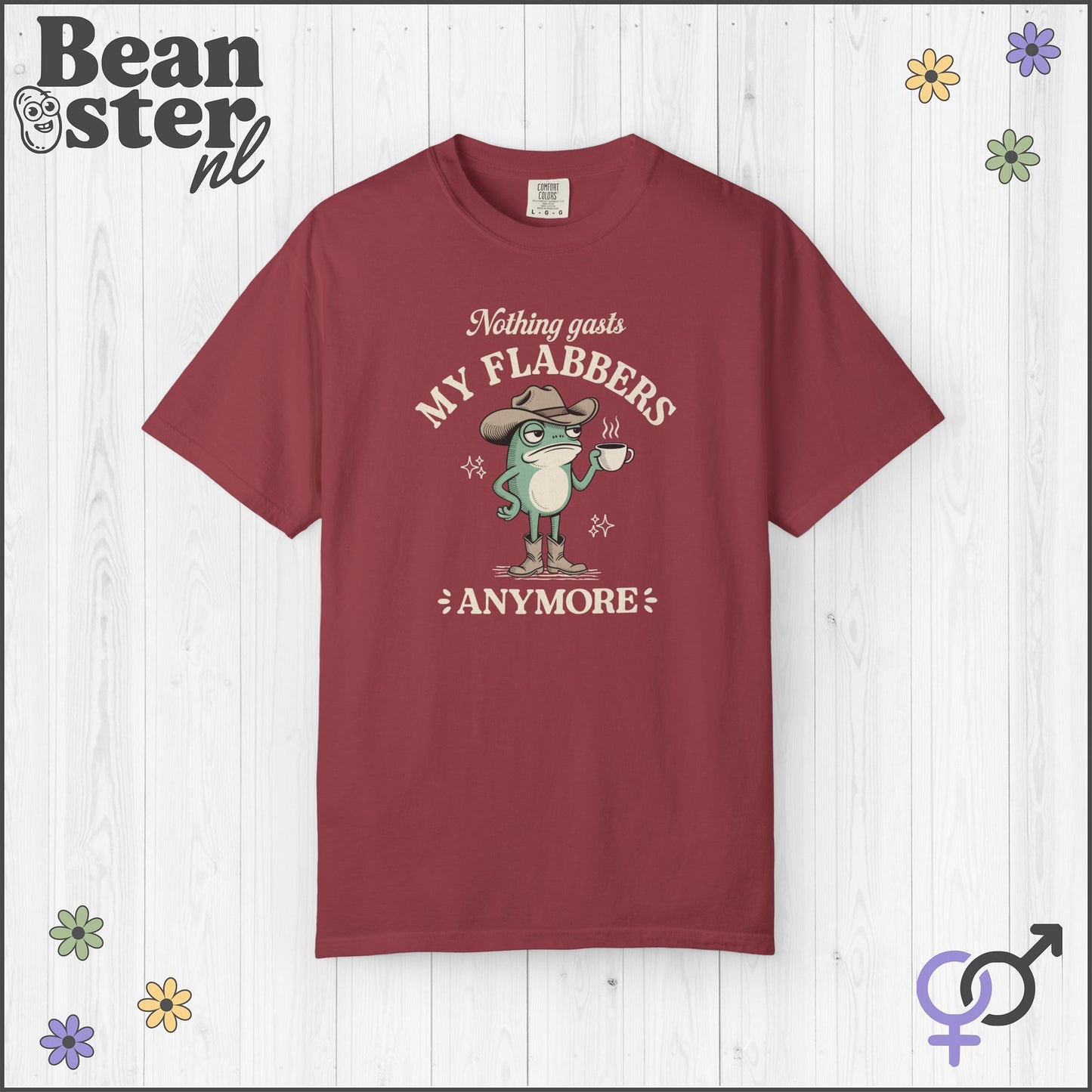 Nothing Gasts My Flabbers Funny Frog T-Shirt | Gen Z Humor