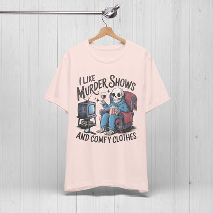 Murder Shows & Comfy Clothes Retro Shirt
