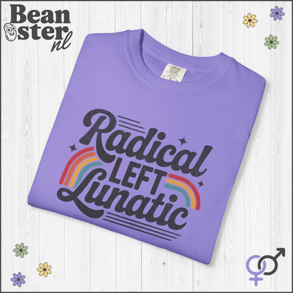 Radical Left Lunatic Retro Rainbow Shirt