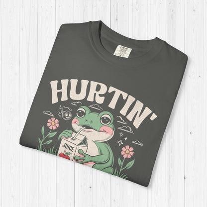 Hurtin' For A Squirtin' Funny Frog T-Shirt | Edgy Meme Tee Gift