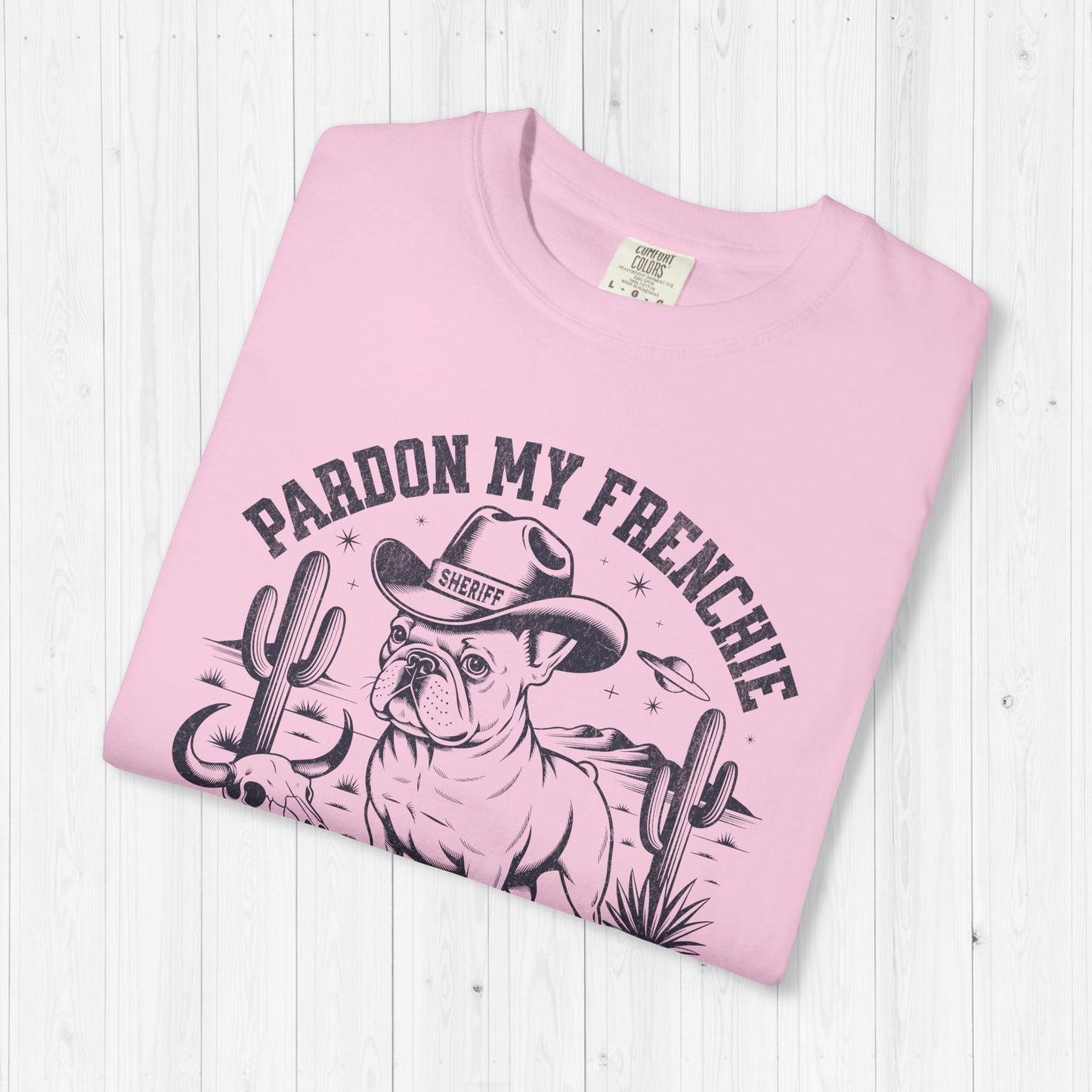 Custom Western French Bulldog Shirt –  Pardon My Frenchie Tee