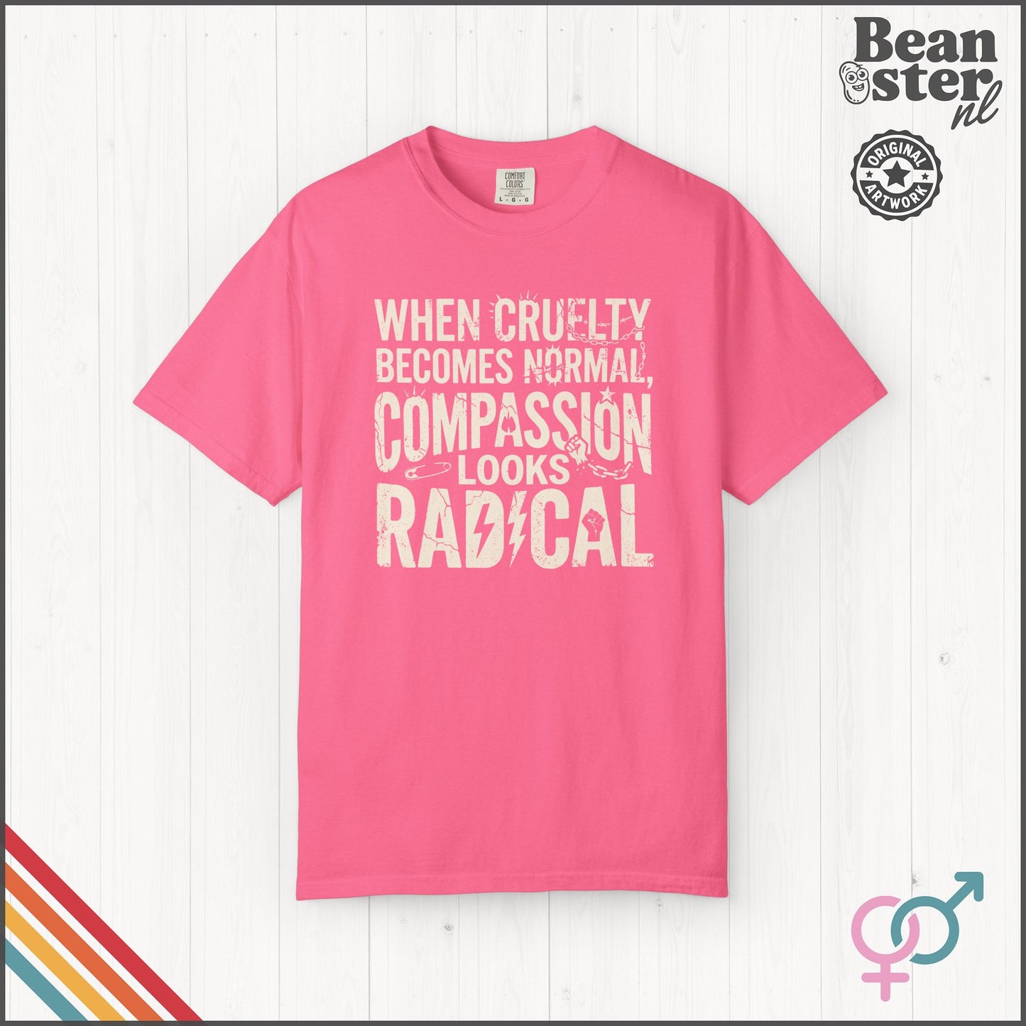Compassion Looks Radical Protest & Activist T-Shirt