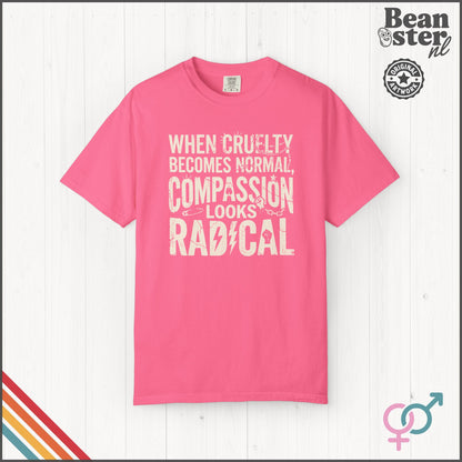 Compassion Looks Radical Protest & Activist T-Shirt