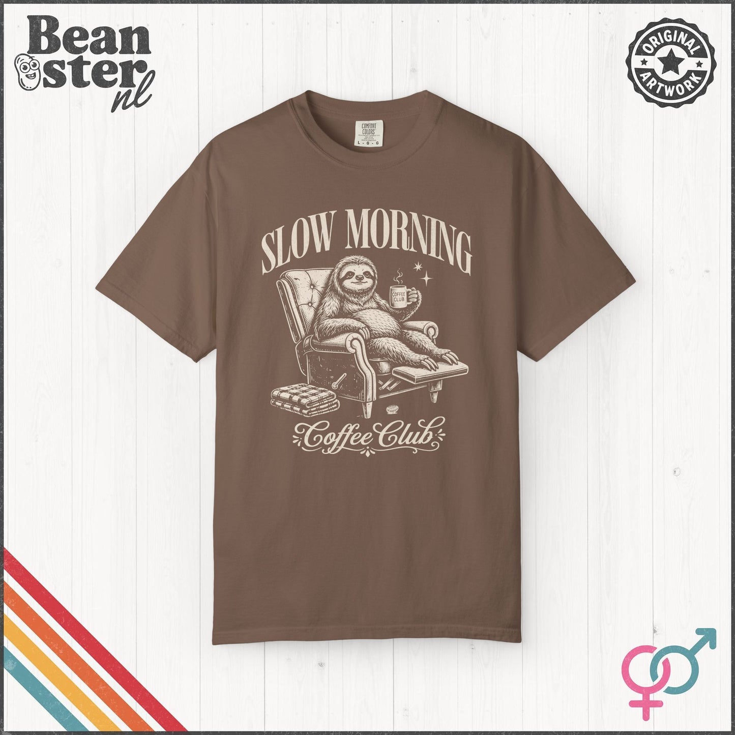 Slow Morning Coffee Club T-Shirt | Cozy Vibes Tee