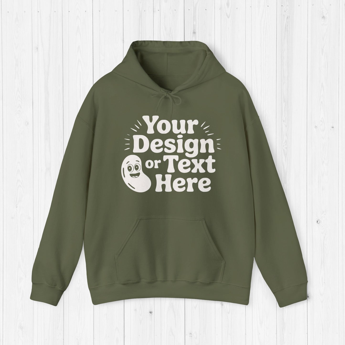 Custom Gildan 18500 Hoodie Personalize Hooded Sweatshirt
