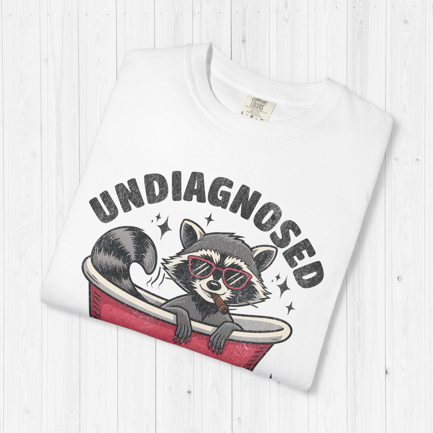 Undiagnosed but Peer Reviewed Raccoon Shirt – Funny Tee