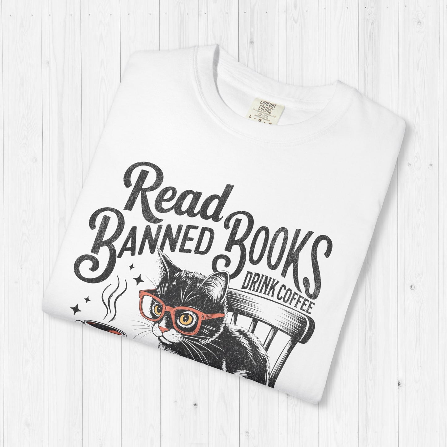 Read Books Drink Coffee Fight Evil Shirt