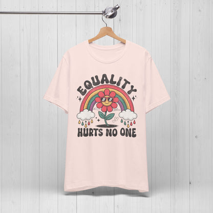 Equality Hurts No One Shirt – Groovy Pride Tee 🌈🌼