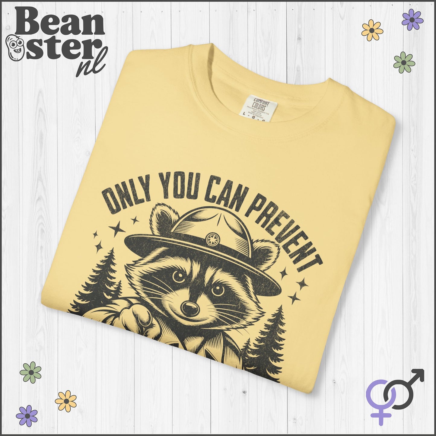 Only You Can Prevent Fascism Raccoon Protest Shirt