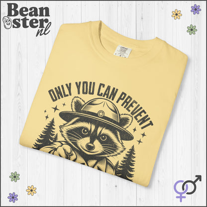 Only You Can Prevent Fascism Raccoon Protest Shirt
