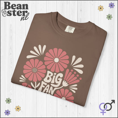 Big Fan of Human Rights | Abstract Flowers T-Shirt
