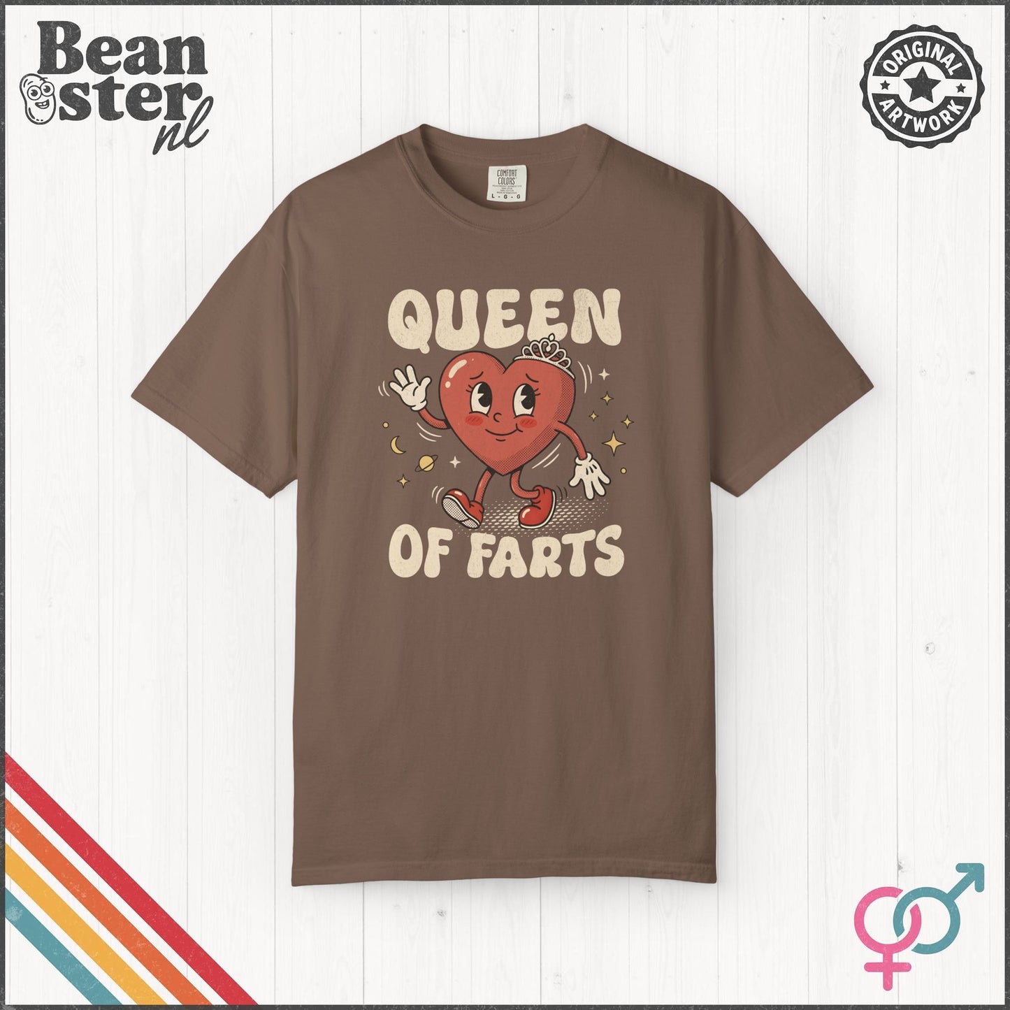 Queen Of Farts Funny Unisex Gen Z Humor T-Shirt