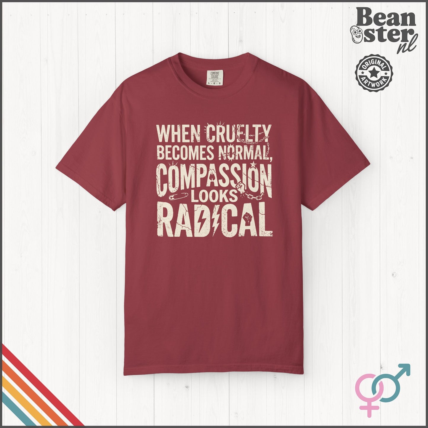 Compassion Looks Radical Protest & Activist T-Shirt