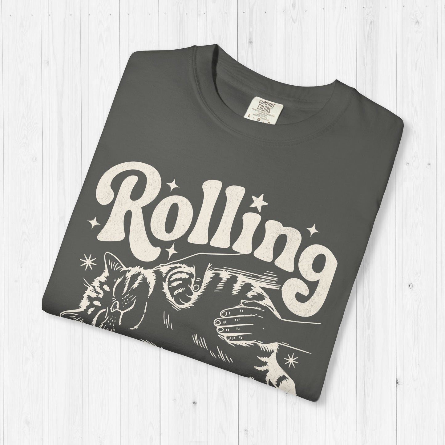 Rolling Fatties Cat Shirt Funny Cannabis Tee