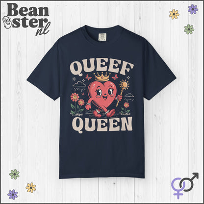 Queef Queen Retro Heart Mascot Shirt
