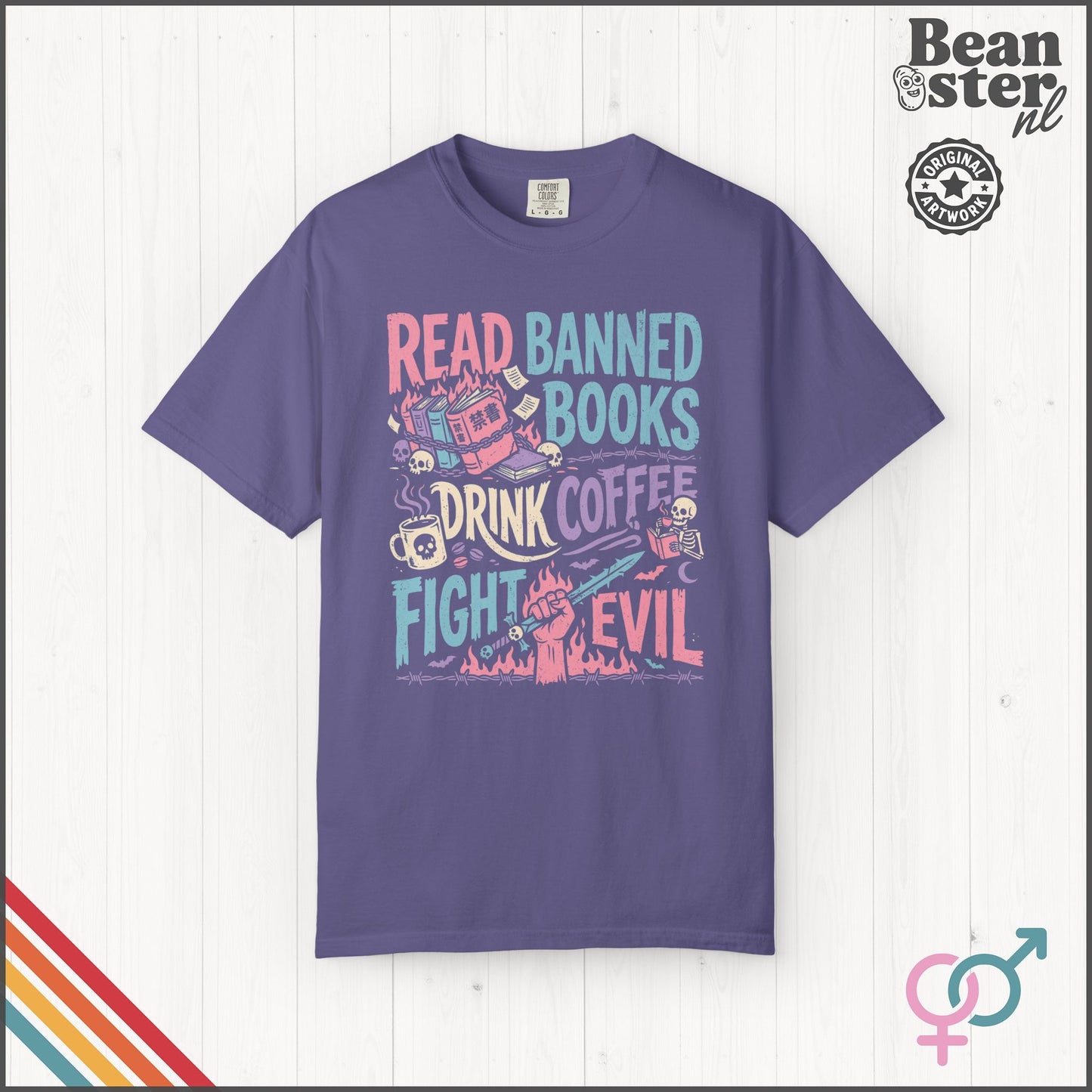 Read Banned Books Coffee Activist T-Shirt