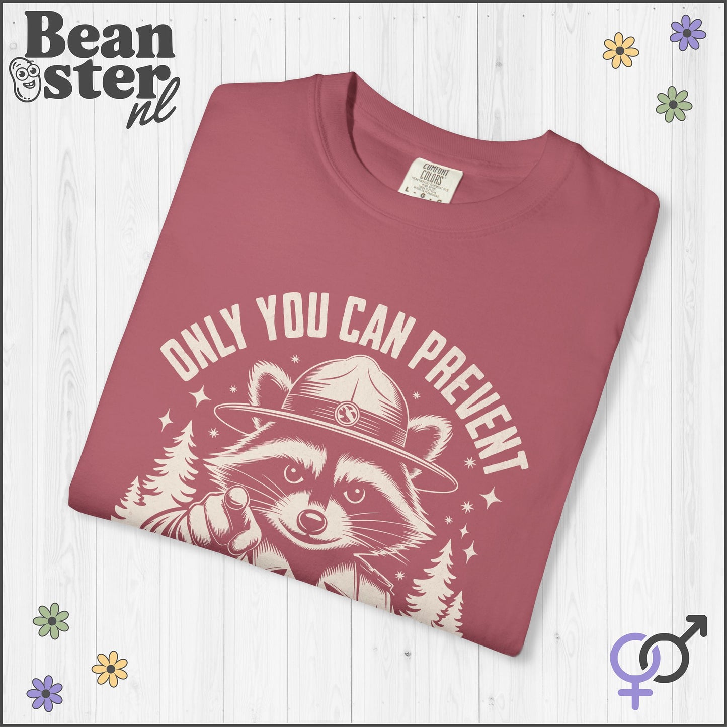 Only You Can Prevent Fascism Raccoon Protest Shirt