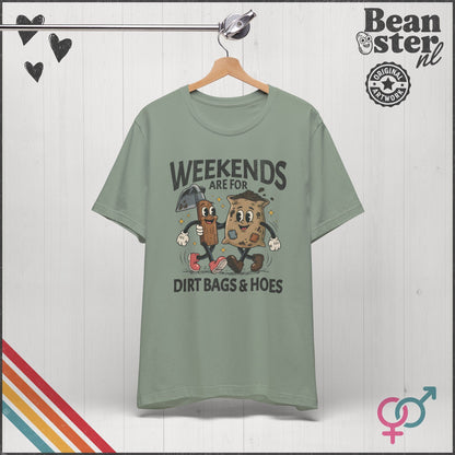 Hoes And Dirt Bags Graphic Tee – Funny Adult Humor Shirt