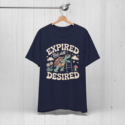 Expired but Still Desired Frog Tee – Funny Retirement Gift