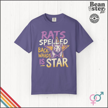 Rats Spelled Backwards Is Star Funny Animal Meme Shirt