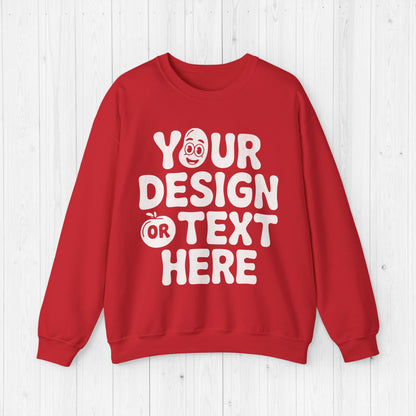 Custom Unisex Sweatshirt –  Personalized Sweater 18000