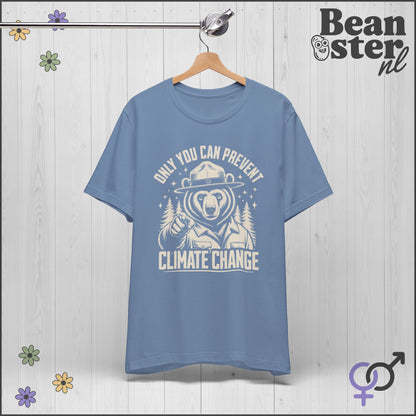 Only You Can Prevent Climate Change Ranger Bear Tee