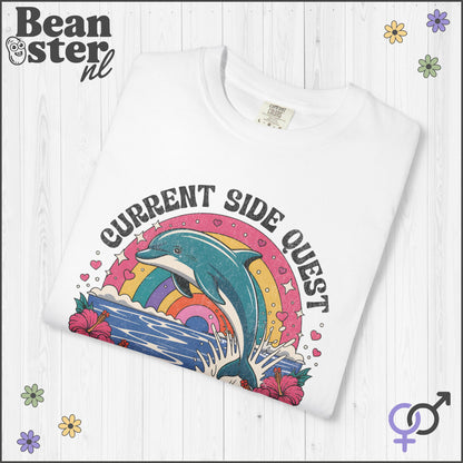 Psychedelic Dolphin ADHD Funny Graphic Tee