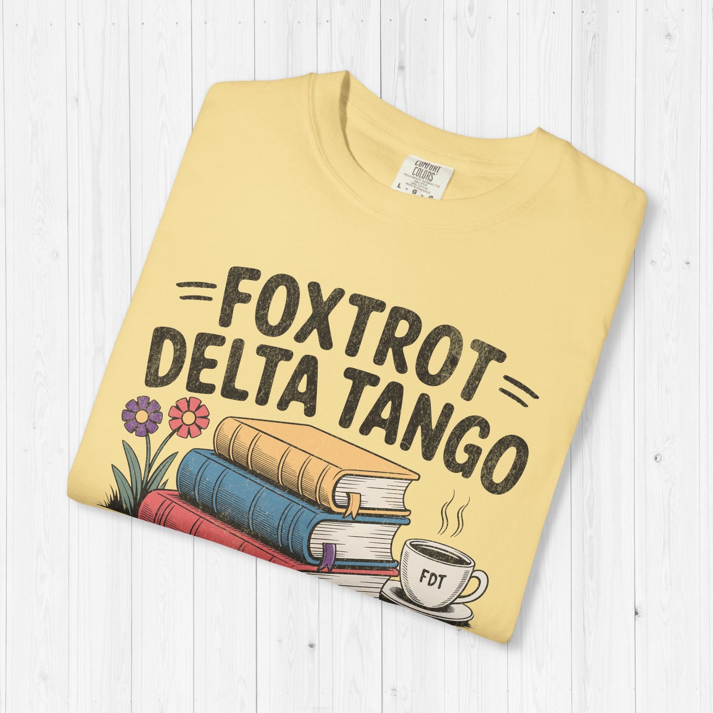 Foxtrot Delta Tango Book Stack Tee –  Subtle FDT Shirt