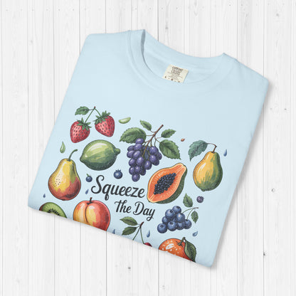 Tropical Summer Fruit Grid Shirt | Squeeze The Day