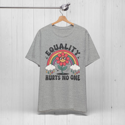 Equality Hurts No One Shirt – Groovy Pride Tee 🌈🌼